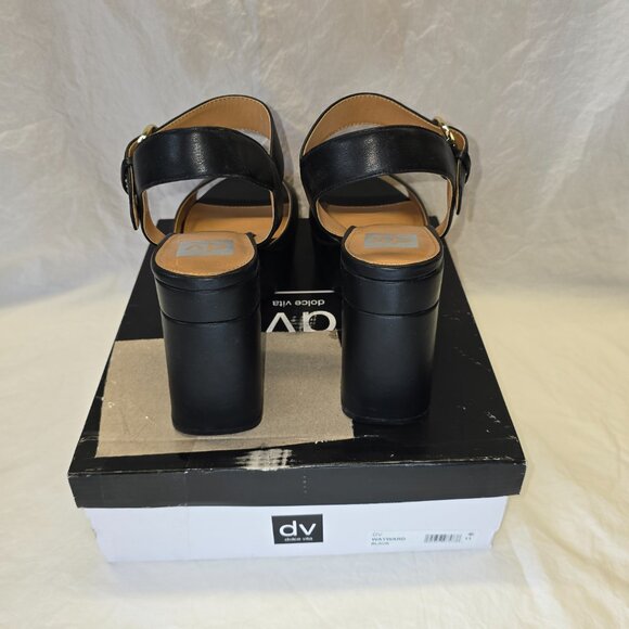 DV by Dolce Vita Platform Sandal, Women's Size 11 in Black, New in Box - Picture 3 of 8